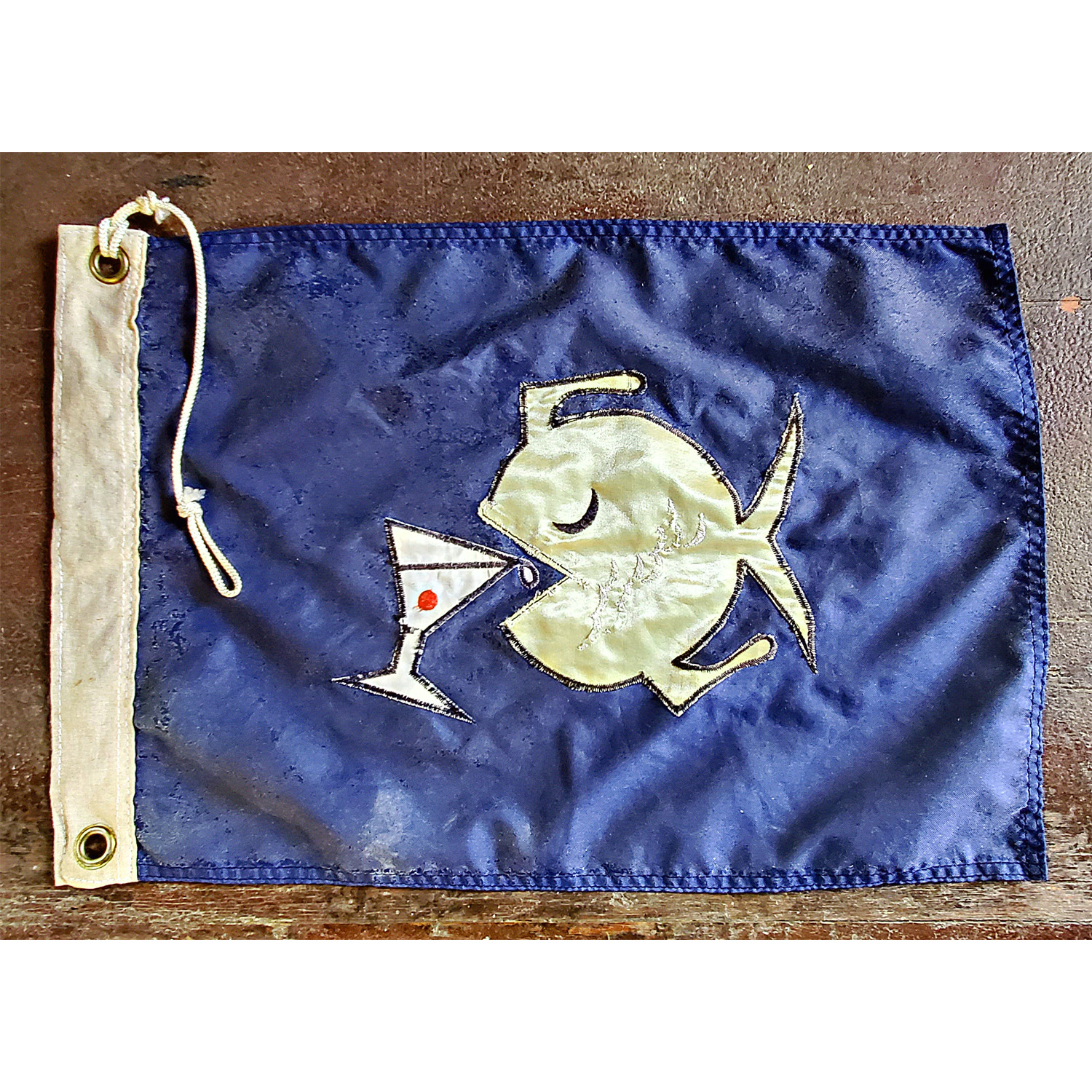 Vintage Fishing Flag 