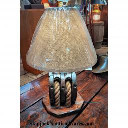 Block & Tackle Nautical Table Lamp- Nautical Lamps & Lighting