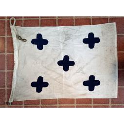 Rare WW2 Era Signal Flag -- Zero