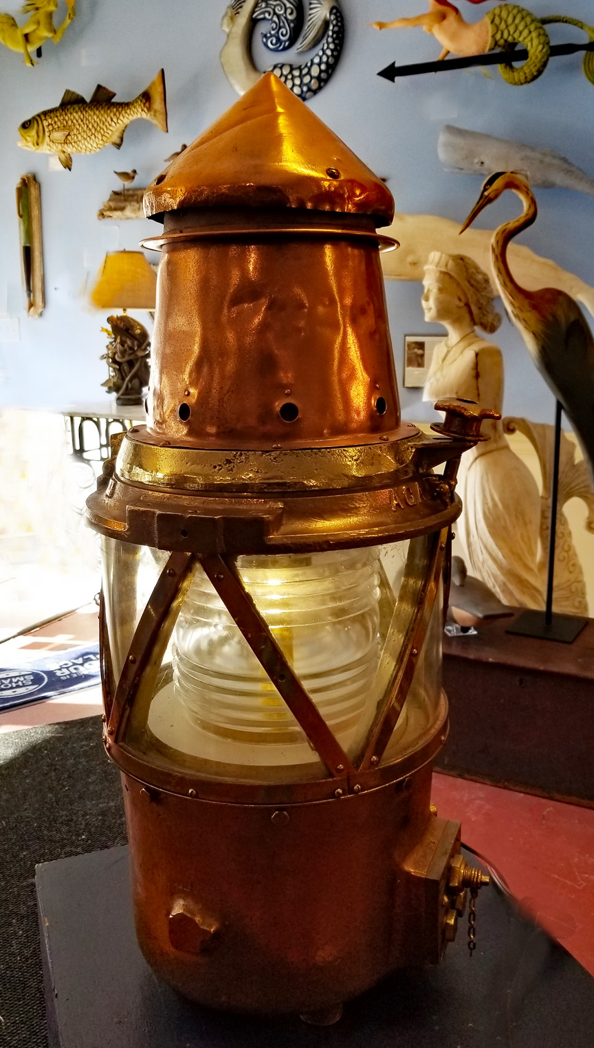 Authentic AGA Buoy Beacon Light: Skipjack Nautical Wares