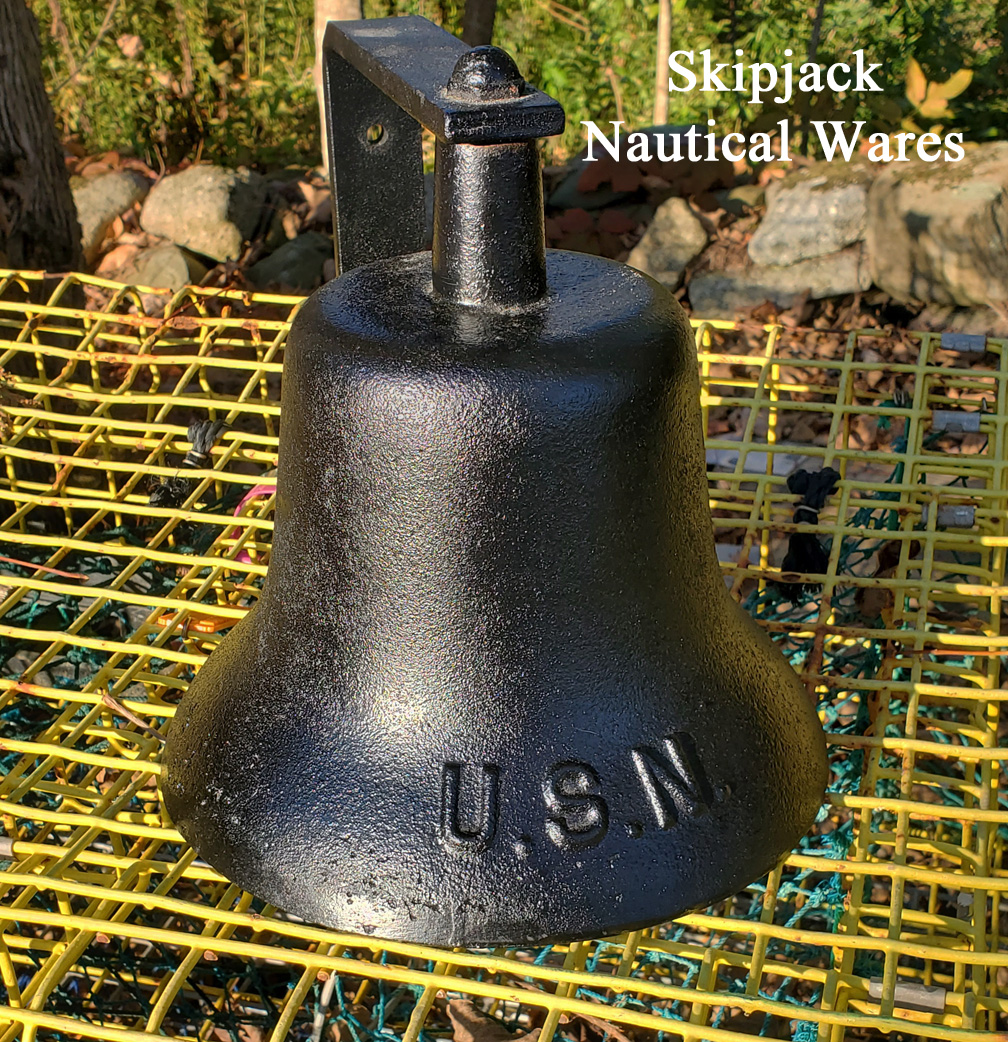 US Navy WWII quarterdeck Bell: Skipjack Nautical Wares