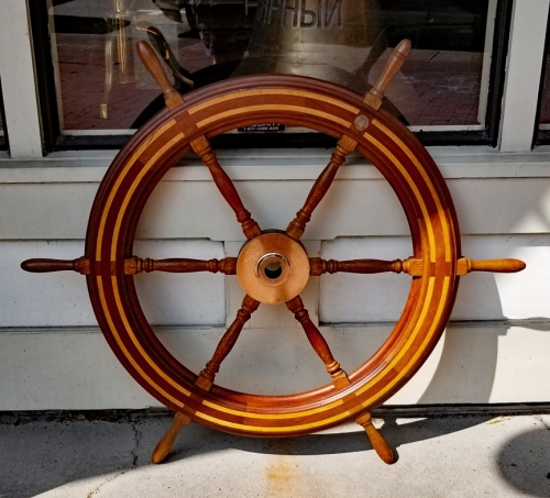 Ship and Yacht Wheels, Helms & Tillers: Skipjack Nautical Wares