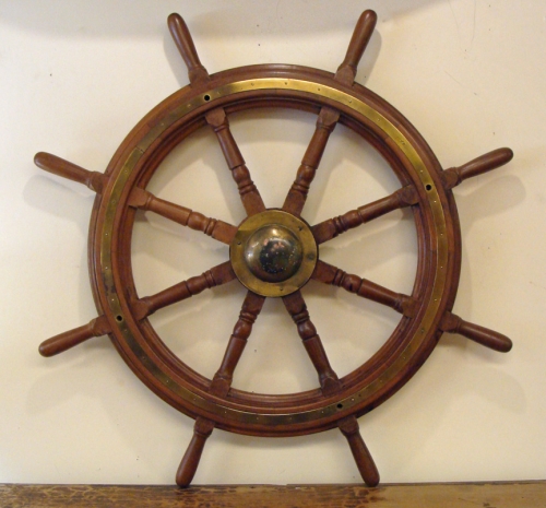 Ship Wheels, Helms & Tillers: Skipjack Nautical Wares